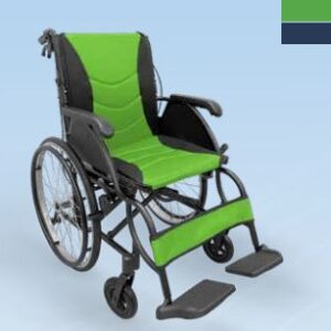 Redgum Comfortlite Self Propel Wheelchair 18" - Steel Blue